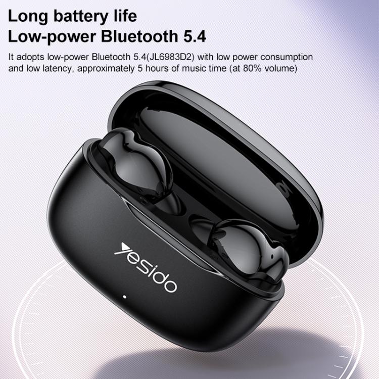 Yesido TWS38 In-Ear TWS Bluetooth Earphone(White) - TWS Earphone by Yesido | Online Shopping UK | buy2fix