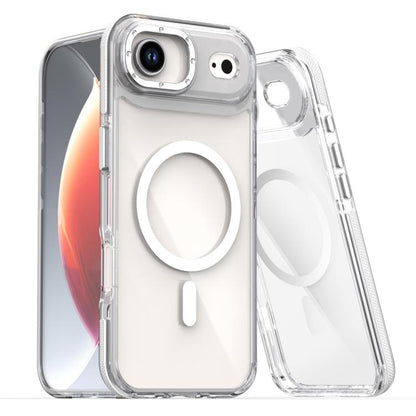 For iPhone Air Dual-Color Clear Acrylic Hybrid TPU MagSafe Phone Case(Transparent) - iPhone Air Cases by buy2fix | Online Shopping UK | buy2fix