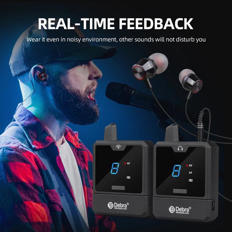 DEBRA ER-mini Portable Wireless Monitor System Transmitter & Receiver - Microphone by DEBRA | Online Shopping UK | buy2fix
