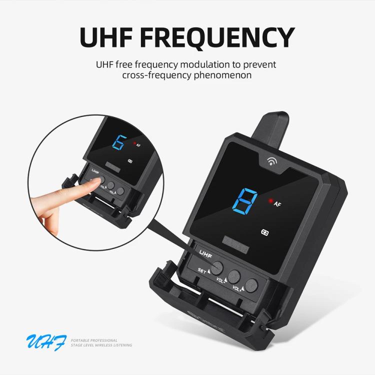 DEBRA ER-mini Portable Wireless Monitor System Transmitter & Receiver - Microphone by DEBRA | Online Shopping UK | buy2fix