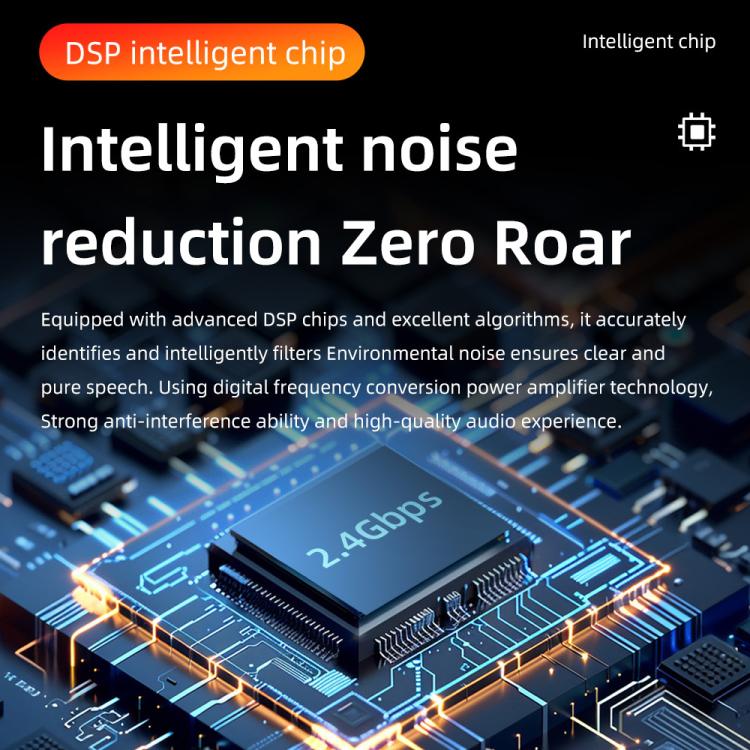 M10 Mini Wireless Microphone Teaching Voice Amplifier with Screen Display(White) - Loudspeaker by buy2fix | Online Shopping UK | buy2fix