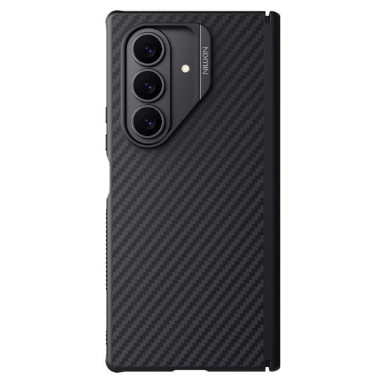 For Samsung Galaxy Z Fold7 5G NILLKIN Fiber Shield Pro Magnetic Version Aramid Fiber TPU Phone Case(Black)
