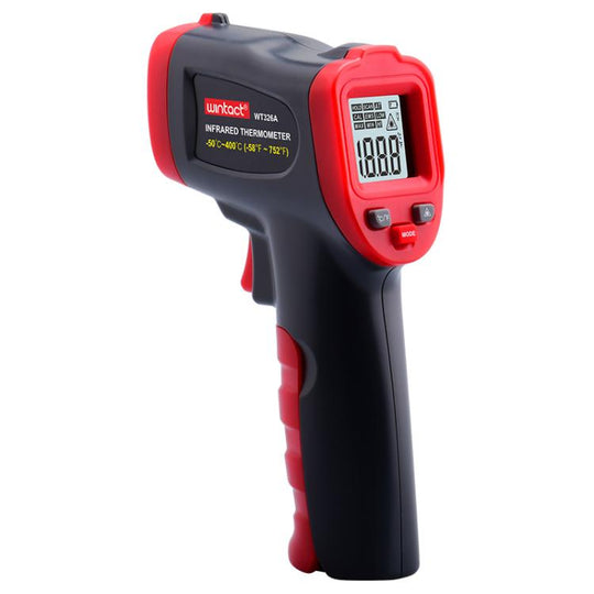 Wintact WT326A Portable Infrared Thermometer, Measuring Range: -50 to 400 Degrees Celsius(Black Red)