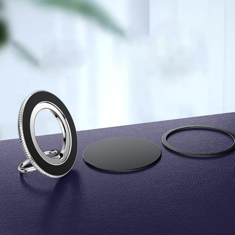ZF040 Rotatable Folding MagSafe Magnetic Ring Buckle Holder(Silver) - Ring Holder by buy2fix | Online Shopping UK | buy2fix