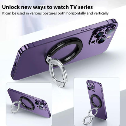 ZF040 Rotatable Folding MagSafe Magnetic Ring Buckle Holder(Black) - Ring Holder by buy2fix | Online Shopping UK | buy2fix