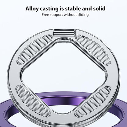 ZF040 Rotatable Folding MagSafe Magnetic Ring Buckle Holder(Purple) - Ring Holder by buy2fix | Online Shopping UK | buy2fix