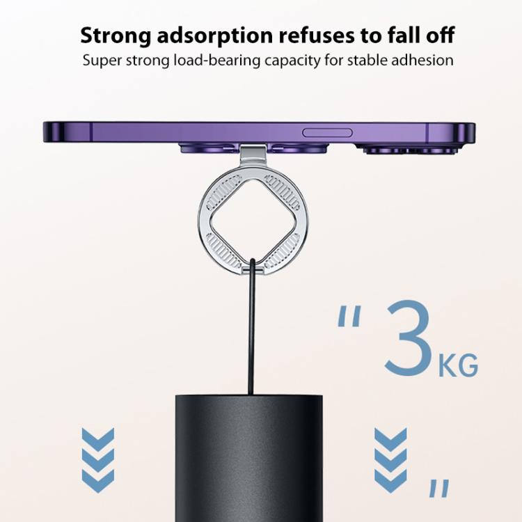 ZF040 Rotatable Folding MagSafe Magnetic Ring Buckle Holder(Purple) - Ring Holder by buy2fix | Online Shopping UK | buy2fix