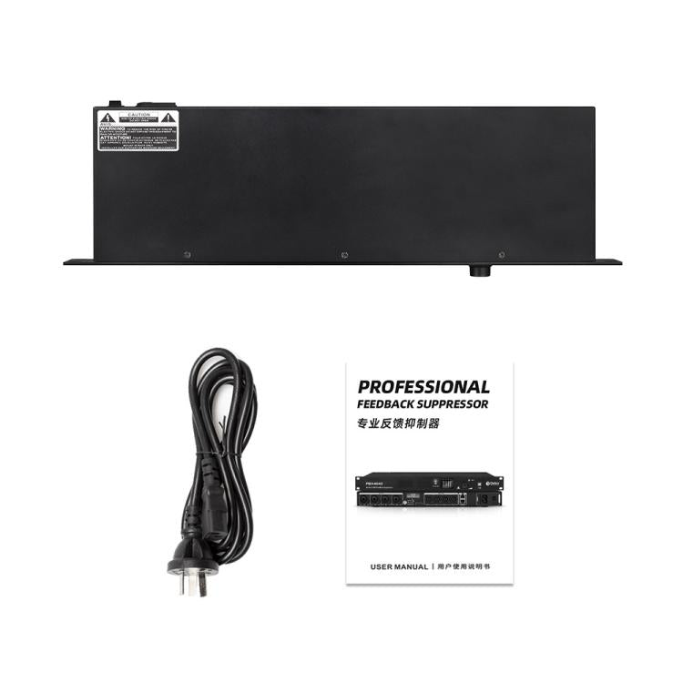 DEBRA FBX4040 DSP Feedback Suppressor Microphone Anti-howling Audio Processor(EU Plug) - Live Sound Effects Processors by DEBRA | Online Shopping UK | buy2fix