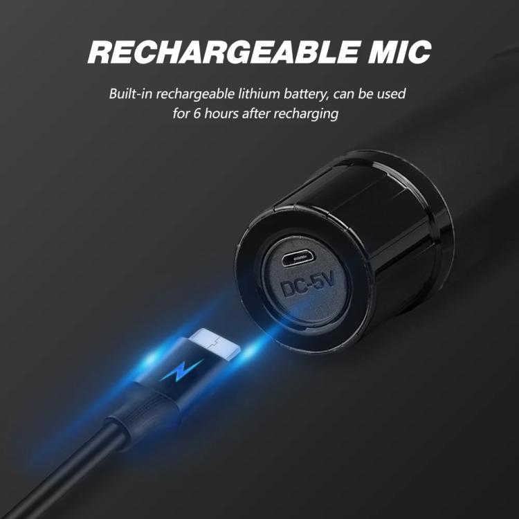 DEBRA A-25 UHF Wireless Rechargeable Microphone System for Stage KTV, Model:One Mic(Gold) - Microphone by DEBRA | Online Shopping UK | buy2fix