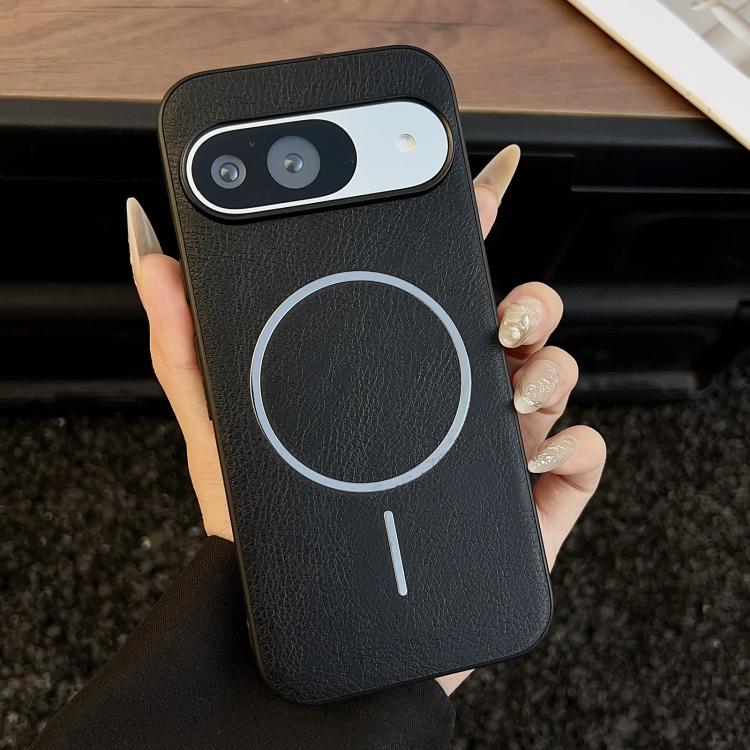 For Google Pixel 10 / 10 Pro Crazy Horse Texture MagSafe Phone Case(Black) - Google Cases by buy2fix | Online Shopping UK | buy2fix