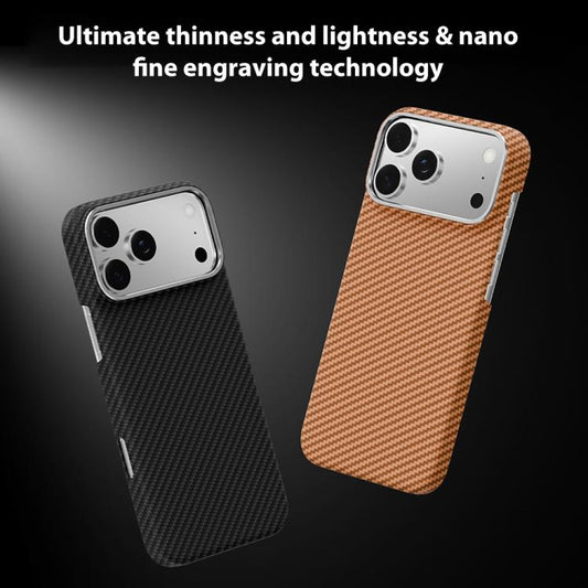For iPhone 17 Pro Max 600D Fine Grain Series Carbon Fiber MagSafe Phone Case(Black) - iPhone 17 Pro Max Cases by buy2fix | Online Shopping UK | buy2fix