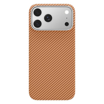 For iPhone 17 Pro Max 600D Fine Grain Series Carbon Fiber MagSafe Phone Case(Brown) - iPhone 17 Pro Max Cases by buy2fix | Online Shopping UK | buy2fix