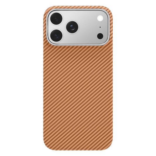 For iPhone 17 Pro Max 600D Fine Grain Series Carbon Fiber MagSafe Phone Case(Brown) - iPhone 17 Pro Max Cases by buy2fix | Online Shopping UK | buy2fix