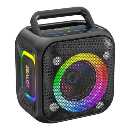 Zealot PT01 30W Portable Outdoor IPX6 RGB Stereo Bluetooth Speaker(Black) - Waterproof Speaker by ZEALOT | Online Shopping UK | buy2fix