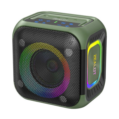Zealot PT01 30W Portable Outdoor IPX6 RGB Stereo Bluetooth Speaker(Green) - Waterproof Speaker by ZEALOT | Online Shopping UK | buy2fix