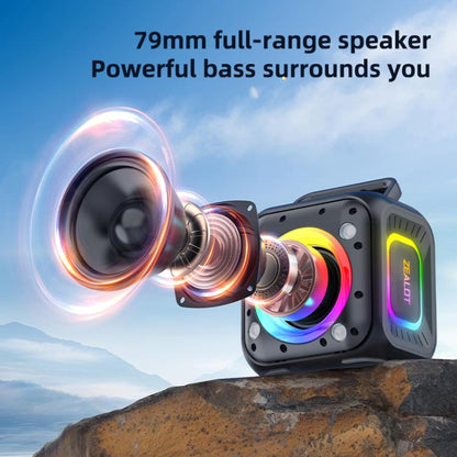 Zealot PT01 30W Portable Outdoor IPX6 RGB Stereo Bluetooth Speaker(Black) - Waterproof Speaker by ZEALOT | Online Shopping UK | buy2fix