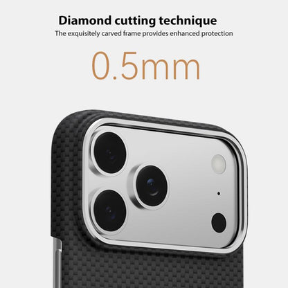 For iPhone 17 Pro Max Nanofiber MagSafe Magnetic Phone Case(Brown) - iPhone 17 Pro Max Cases by buy2fix | Online Shopping UK | buy2fix