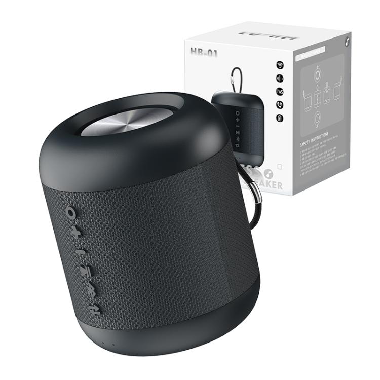 HB-01 5W Portable TWS Stereo Bluetooth 5.4 Speaker(Black) - Desktop Speaker by buy2fix | Online Shopping UK | buy2fix