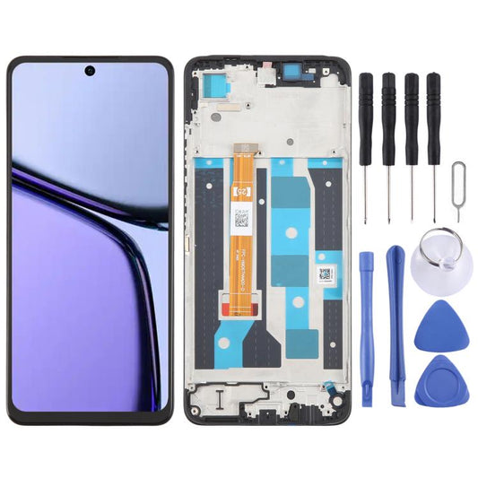 For Realme C65 4G RMX3910 OEM LCD Screen Digitizer Full Assembly with Frame - LCD Screen by buy2fix | Online Shopping UK | buy2fix