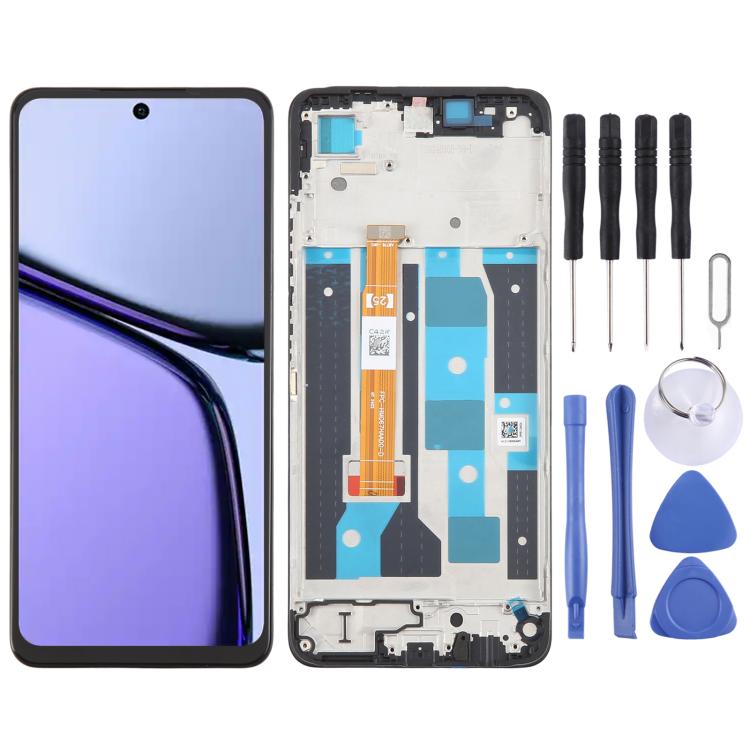 For Realme Narzo N65 OEM LCD Screen Digitizer Full Assembly with Frame - LCD Screen by buy2fix | Online Shopping UK | buy2fix