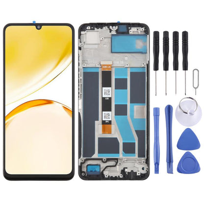 For Realme Narzo N53 RMX3761 OEM LCD Screen Digitizer Full Assembly with Frame - LCD Screen by buy2fix | Online Shopping UK | buy2fix