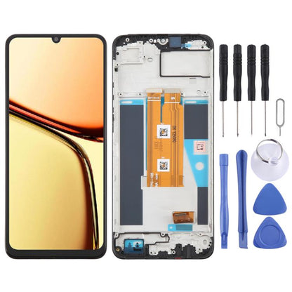 For Realme C61 4G RMX3939 RMX3930 OEM LCD Screen Digitizer Full Assembly with Frame - LCD Screen by buy2fix | Online Shopping UK | buy2fix