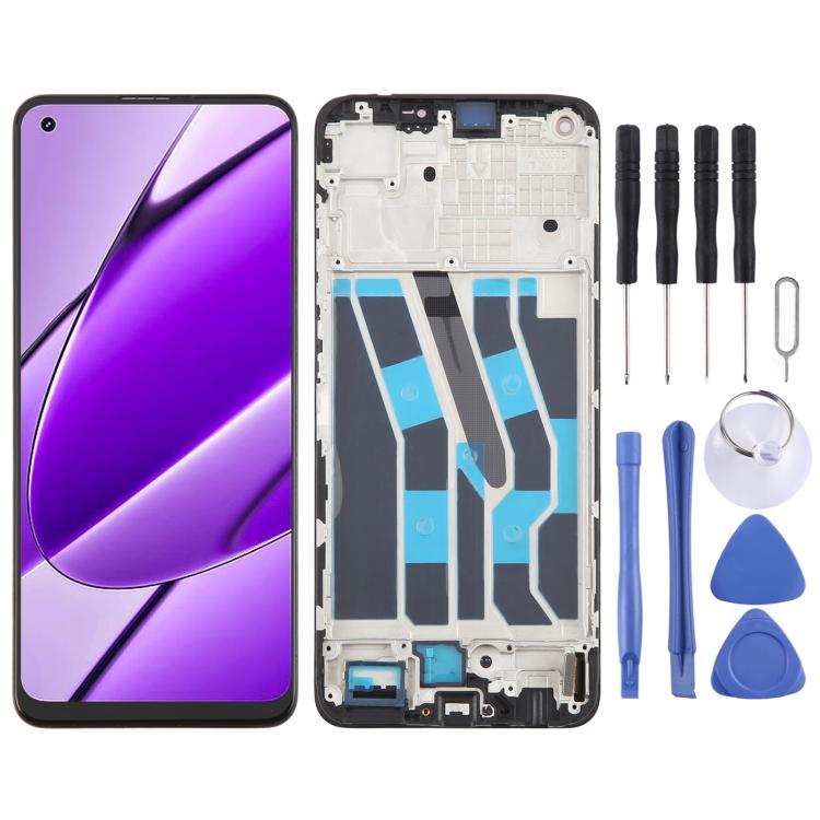 For Realme 11 4G RMX3636 OLED LCD Screen Digitizer Full Assembly with Frame - LCD Screen by buy2fix | Online Shopping UK | buy2fix