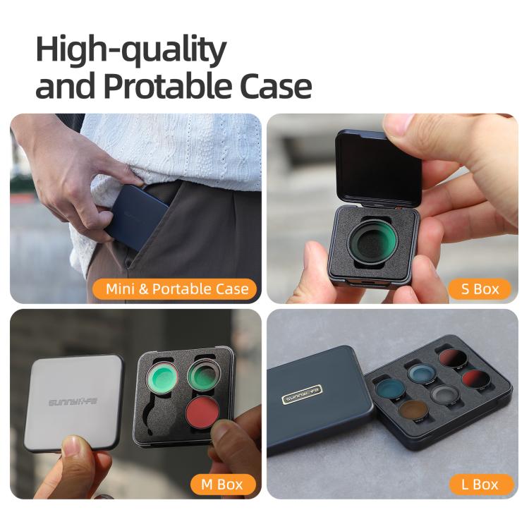 For Insta360 GO Ultra Sunnylife Camera Lens Filter, Filter:3 in 1 Light Shadow - Len Accessories by Sunnylife | Online Shopping UK | buy2fix
