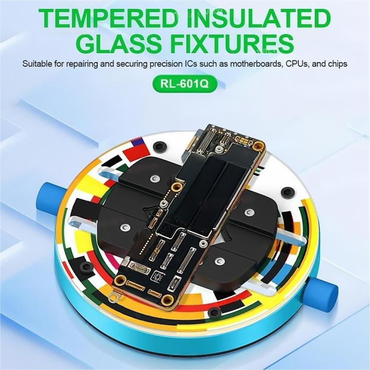 Relife RL-601Q Heat-Insulating Ring-Shaped Tempered Glass Motherboard Repair Fixture - Repair Fixture by RELIFE | Online Shopping UK | buy2fix