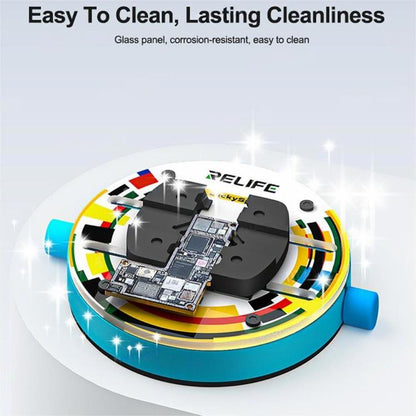 Relife RL-601Q Heat-Insulating Ring-Shaped Tempered Glass Motherboard Repair Fixture - Repair Fixture by RELIFE | Online Shopping UK | buy2fix