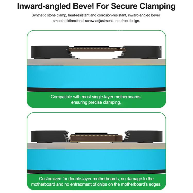 Relife RL-601Q Heat-Insulating Ring-Shaped Tempered Glass Motherboard Repair Fixture - Repair Fixture by RELIFE | Online Shopping UK | buy2fix