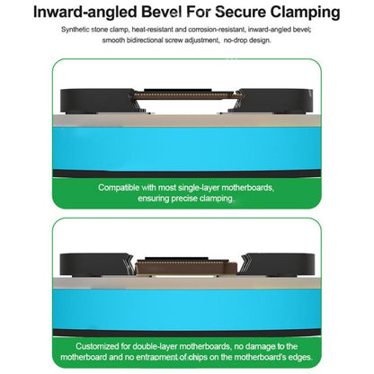 Relife RL-601Q Heat-Insulating Ring-Shaped Tempered Glass Motherboard Repair Fixture - Repair Fixture by RELIFE | Online Shopping UK | buy2fix