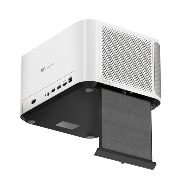 WOWOTO WWT-BL06E Android 9.0 4.45 inch LCD Display 1920x1080P 1000ANSI Smart Projector(UK Plug) - LED Projector by WOWOTO | Online Shopping UK | buy2fix
