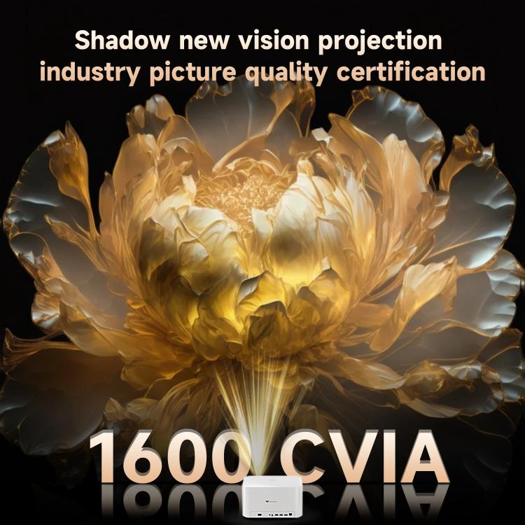 WOWOTO WWT-BL06E Android 9.0 4.45 inch LCD Display 1920x1080P 1000ANSI Smart Projector(UK Plug) - LED Projector by WOWOTO | Online Shopping UK | buy2fix