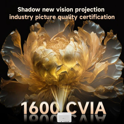 WOWOTO WWT-BL06E Android 9.0 4.45 inch LCD Display 1920x1080P 1000ANSI Smart Projector(UK Plug) - LED Projector by WOWOTO | Online Shopping UK | buy2fix