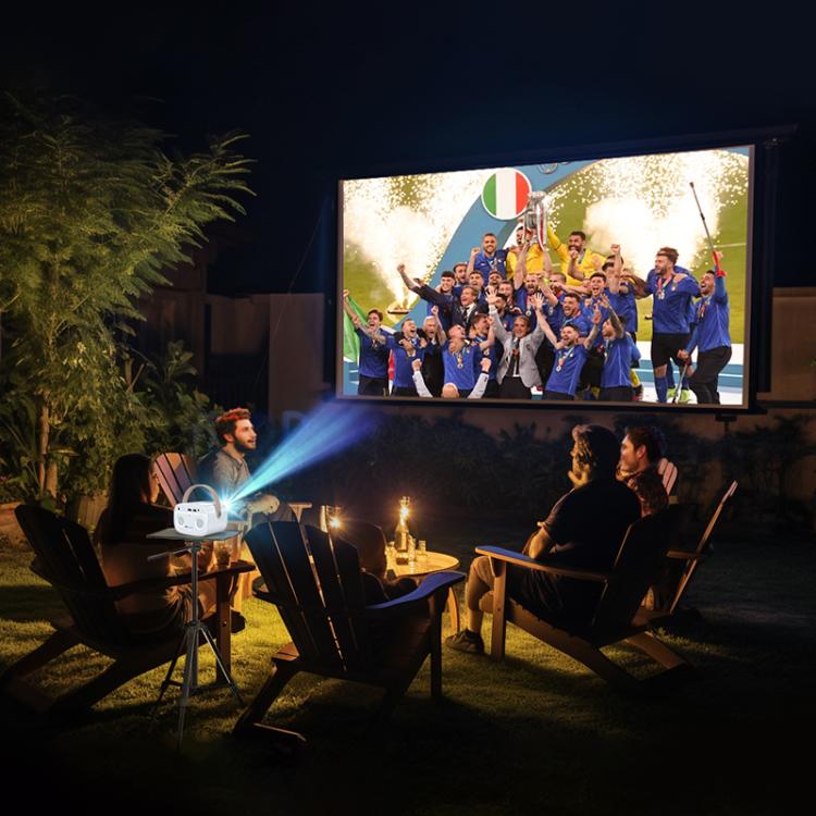 WOWOTO WWT-M8 Android 9 DLP 1920x1080P HD 300ANSI Smart Projector(UK Plug) - LED Projector by WOWOTO | Online Shopping UK | buy2fix