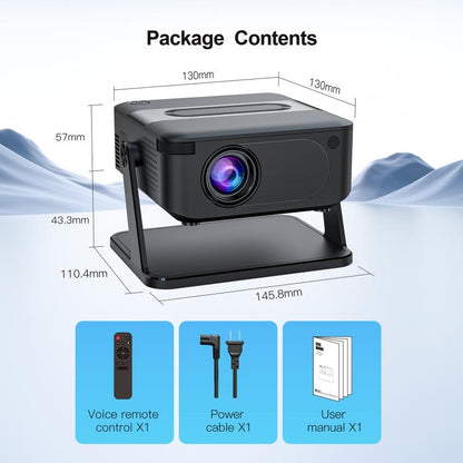 WOWOTO WWT-BL15 Android 11 LCD Display 720P 120ANSI Smart Projector(US Plug) - LED Projector by WOWOTO | Online Shopping UK | buy2fix
