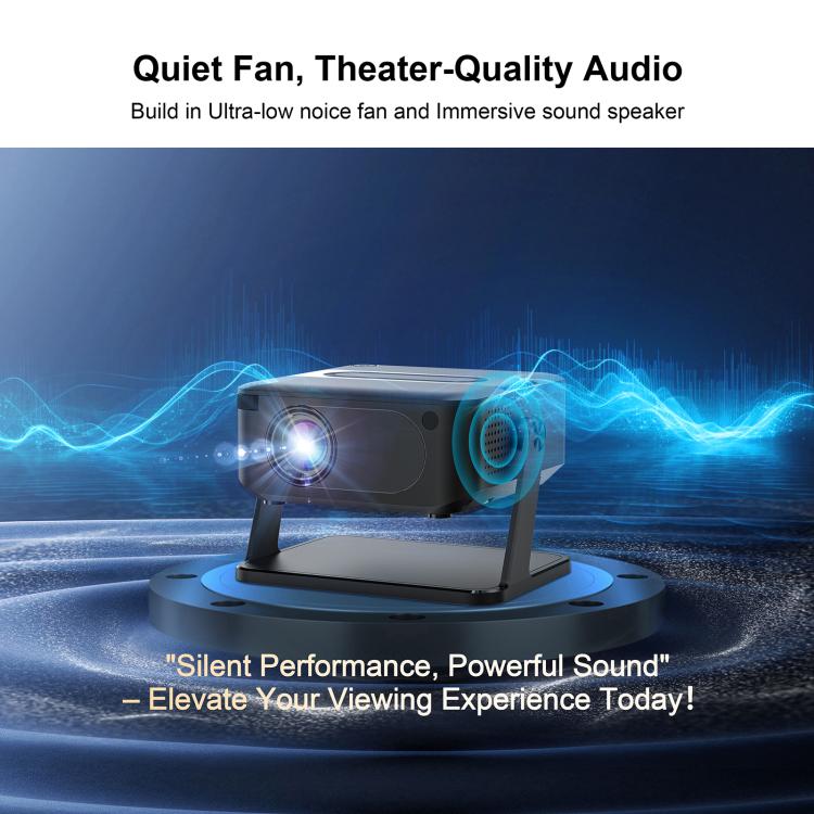 WOWOTO WWT-BL15 Android 11 LCD Display 720P 120ANSI Smart Projector(US Plug) - LED Projector by WOWOTO | Online Shopping UK | buy2fix