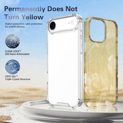 For iPhone Air Four-corner Shockproof Acrylic +TPU Phone Case(Transparent) - iPhone Air Cases by buy2fix | Online Shopping UK | buy2fix