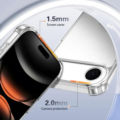 For iPhone Air Four-corner Shockproof Acrylic +TPU Phone Case(Transparent) - iPhone Air Cases by buy2fix | Online Shopping UK | buy2fix