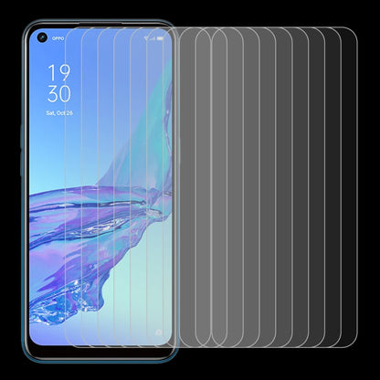 For OPPO A53 10 PCS 0.26mm 9H 2.5D Tempered Glass Film - OPPO Tempered Glass by buy2fix | Online Shopping UK | buy2fix