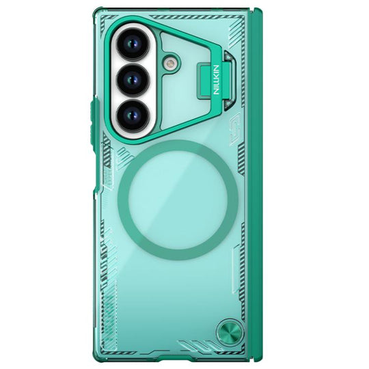 For Samsung Galaxy Z Fold7 5G NILLKIN Iceblade Prop Series MagSafe Magnetic Frame Version Phone Case(Green)
