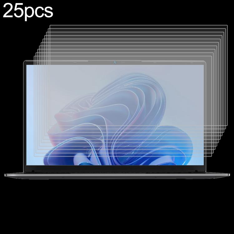 For BMAX MAXBook X15 Pro 15.6 inch 25pcs 9H 0.3mm Explosion-proof Tempered Glass Film - Screen Protection Film by buy2fix | Online Shopping UK | buy2fix