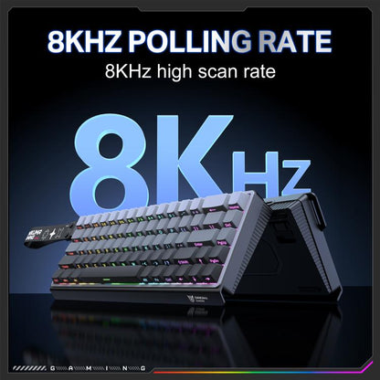 ONIKUMA G69 68 Keys RGB Lighting Wired Magnetic Axis Keyboard(Black) - Wired Keyboard by ONIKUMA | Online Shopping UK | buy2fix