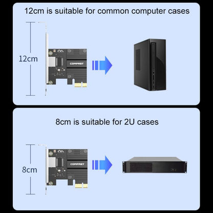 COMFAST CF-P50 Driver-free Gigabit Network Card Built-in PCI-E Ethernet LAN Adapter For Desktop Computers - Add-on Cards by COMFAST | Online Shopping UK | buy2fix