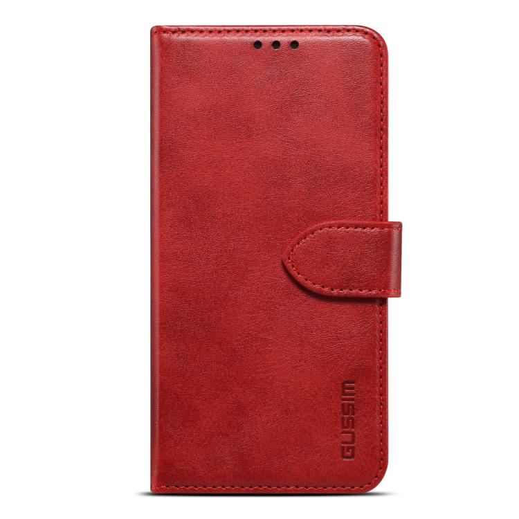 For iPhone Air GUSSIM Magnetic Horizontal Flip Leather Phone Case(Red) - iPhone Air Cases by GUSSIM | Online Shopping UK | buy2fix