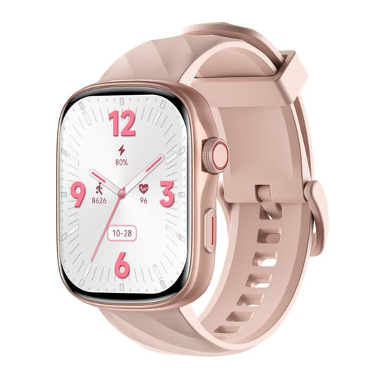 GS10 1.95 inch AMOLED Screen Fitness Tracker Smart Watch Support Heart Rate Monitoring(Pink)