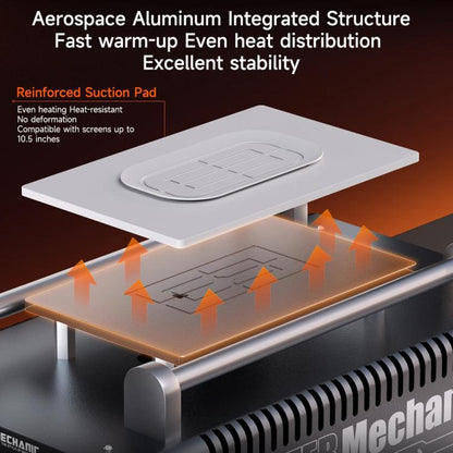Mechanic MC988 10.5 inch Temp Control Screen Separator Machine with Vacuum Pump, Plug:US Plug - Separation Equipment by MECHANIC | Online Shopping UK | buy2fix