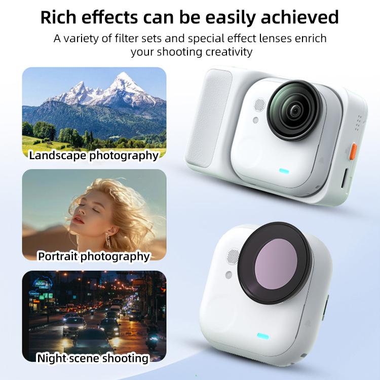 For Insta360 GO Ultra JSR LH Series Lens Filter, Filter:4 in 1 CPL ND8/16/32 - Len Accessories by JSR | Online Shopping UK | buy2fix