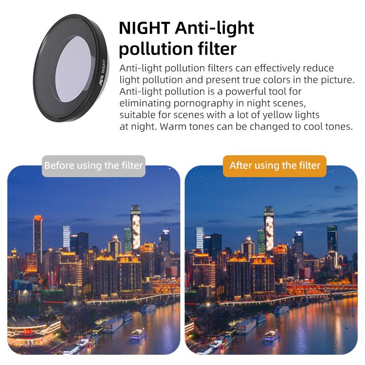For Insta360 GO Ultra JSR LH Series Lens Filter, Filter:ND64PL - Len Accessories by JSR | Online Shopping UK | buy2fix